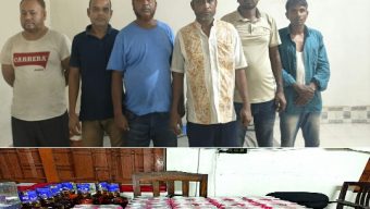 পুলিশের পৃথক দুটি অভিযানে চকলেট মদ সহ ৬ আটক।