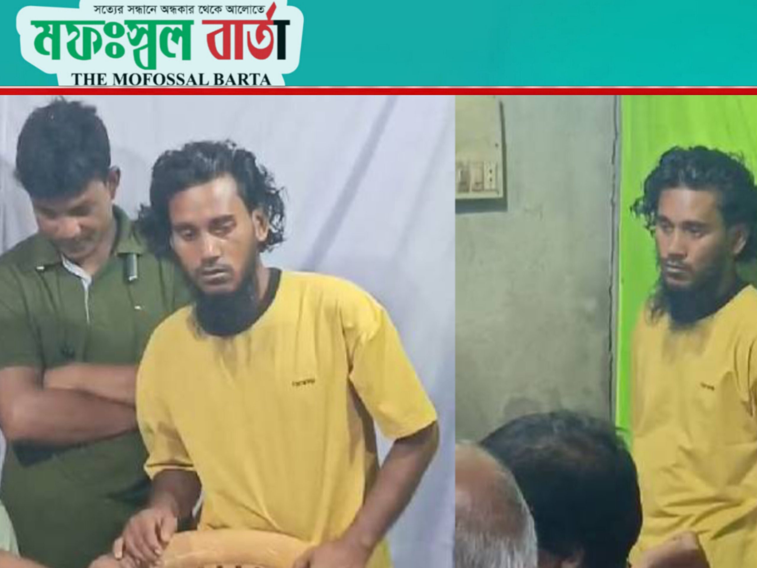 রাতে হঠাৎ তরুণী নিয়ে গ্রামবাসীর হাতে ধরা রিপন মিয়া