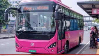 আজ চালু হচ্ছে পিংক বাস যেসব রুটে মিলবে সেবা