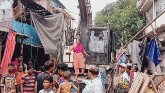 গাজীপুরে টঙ্গীর কুখ্যাত ‘হাজির মাজার বস্তি’ উচ্ছেদ