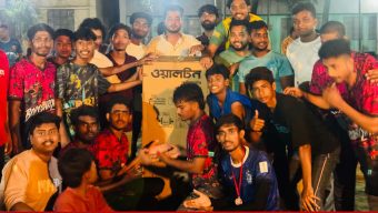 সরকারি কালীগঞ্জ শ্রমিক কলেজ শাখা ছাত্র দলের উদ্যোগে  দিবা রাত্রী ফুটবল টুনামেন্ট অনুষ্ঠিত
