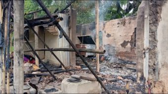 সম্পত্তির দাবিতে দাদা-দাদির ঘরে আগুন দিলো নাতি
