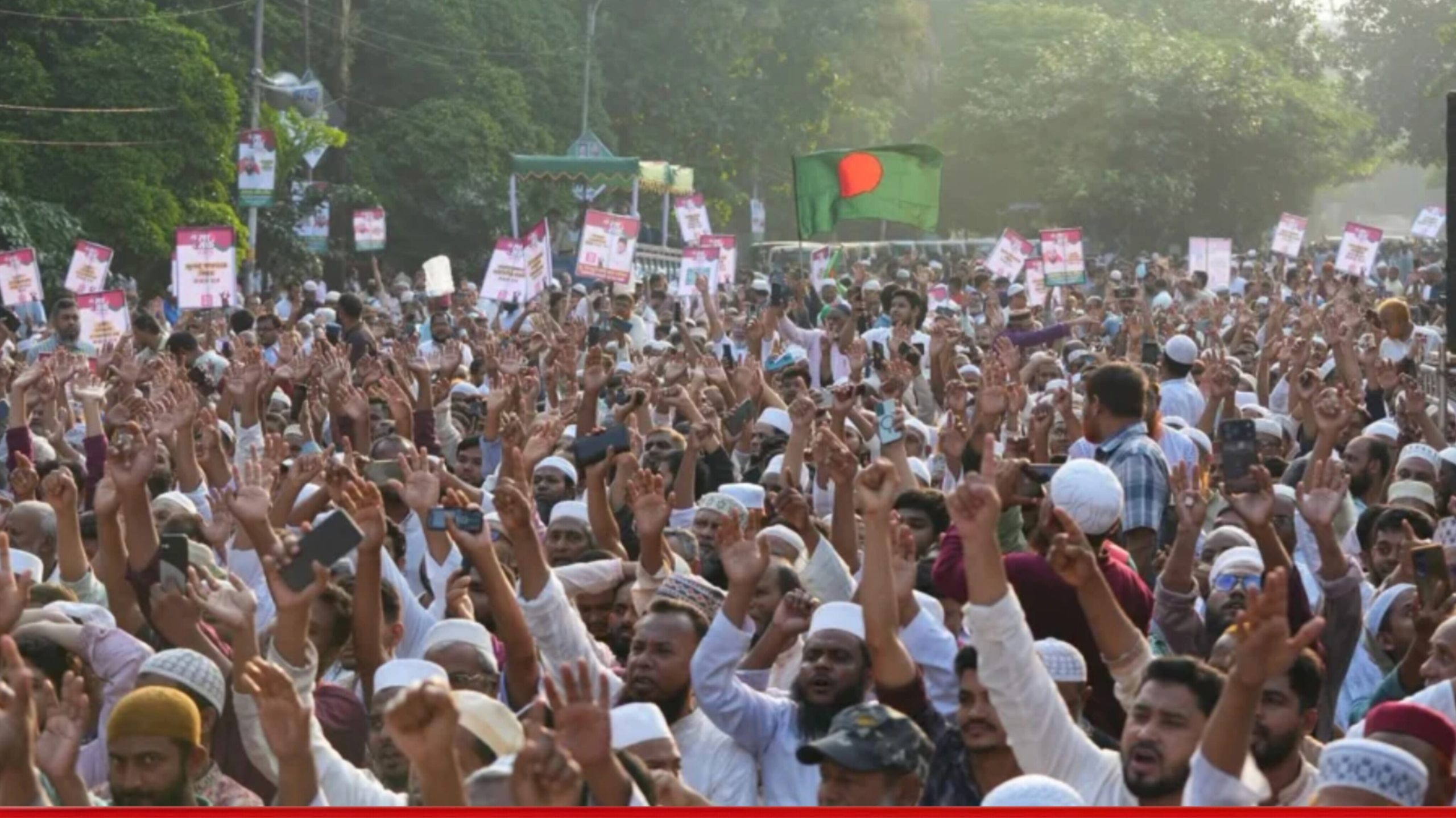 ‎৮ দফা দাবিতে ১১ দলীয় ঐক্যের ঢাকা-রংপুর লংমার্চ শুরু