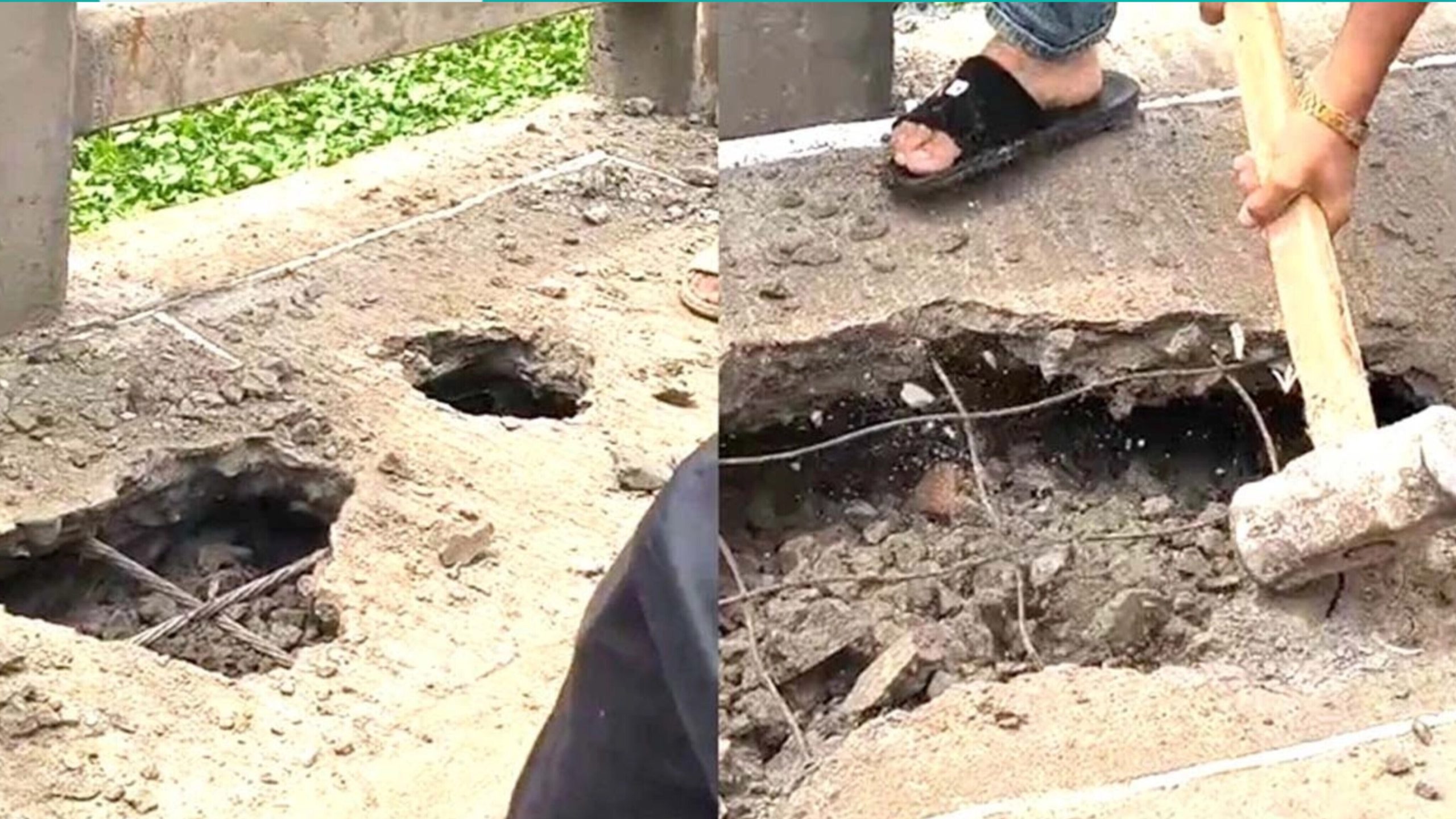 এবার সেতুতে রডের বদলে জিআই তার দিয়ে ঢালাই