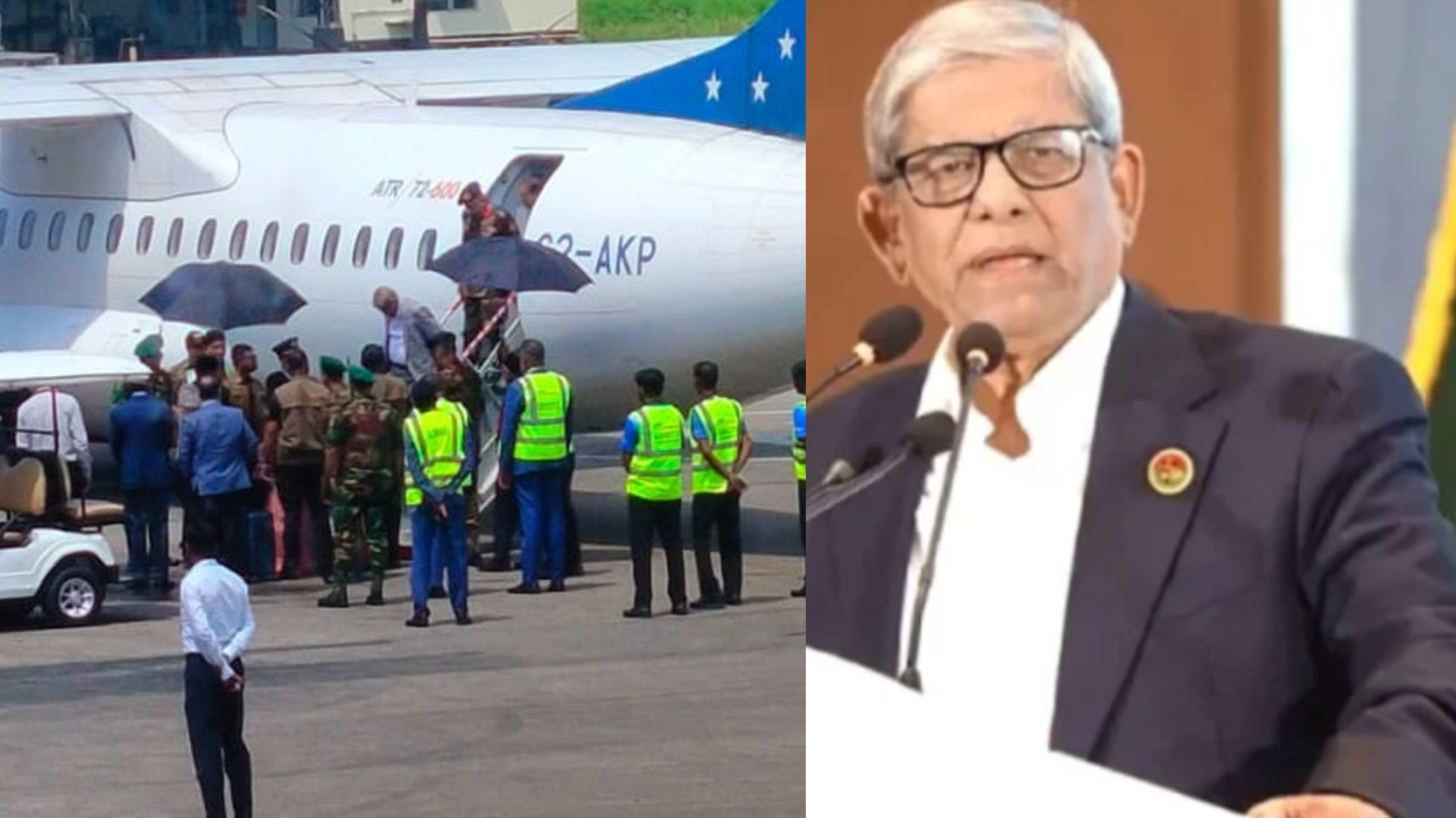 সিলেটে পৌঁছেছেন রাষ্ট্রপতি মির্জা ফখরুল ইসলাম আলমগীর