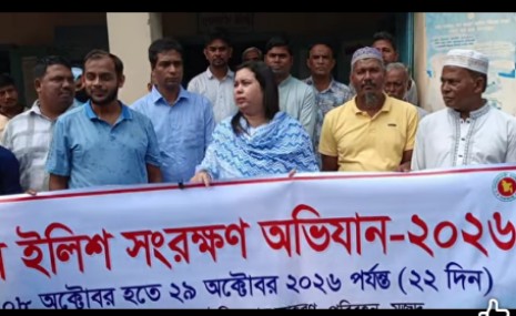 বাবুগঞ্জে মা ইলিশ সংরক্ষণ অভিযান সম্পর্কে যা বললেন উপজেলা নির্বাহী অফিসার আসমা উল হুসনা