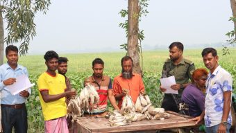 সিংড়ায় জবাই করা ৫০ বক উদ্ধার ‎৫ জনকে জেল জরিমানা