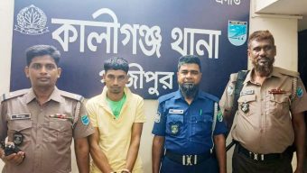 কালীগঞ্জে ১৫১ পিস ইয়াবাসহ একজন গ্রেপ্তার