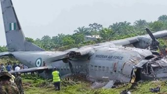নাইজেরিয়ায় সামরিক বিমান বিধ্বস্ত, ৩২ আরোহীর সবাই নিহত