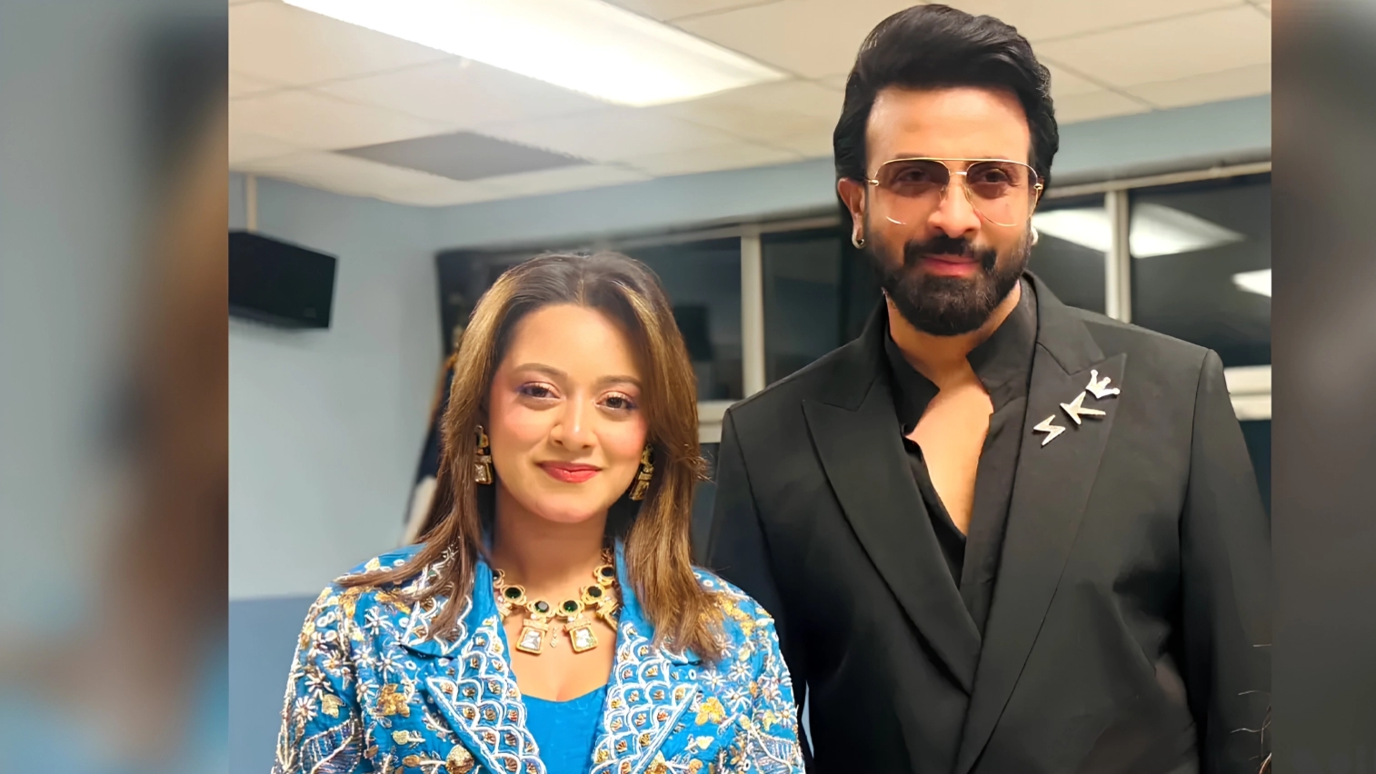যুক্তরাষ্ট্রের নিউওয়ার্ক শাকিব খানের সঙ্গে দিঘী