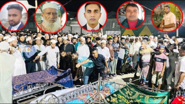 ব্যবসার কাজে একসঙ্গে বের হয়েছিলেন, শেষ বিদায়ও হলো একসঙ্গে