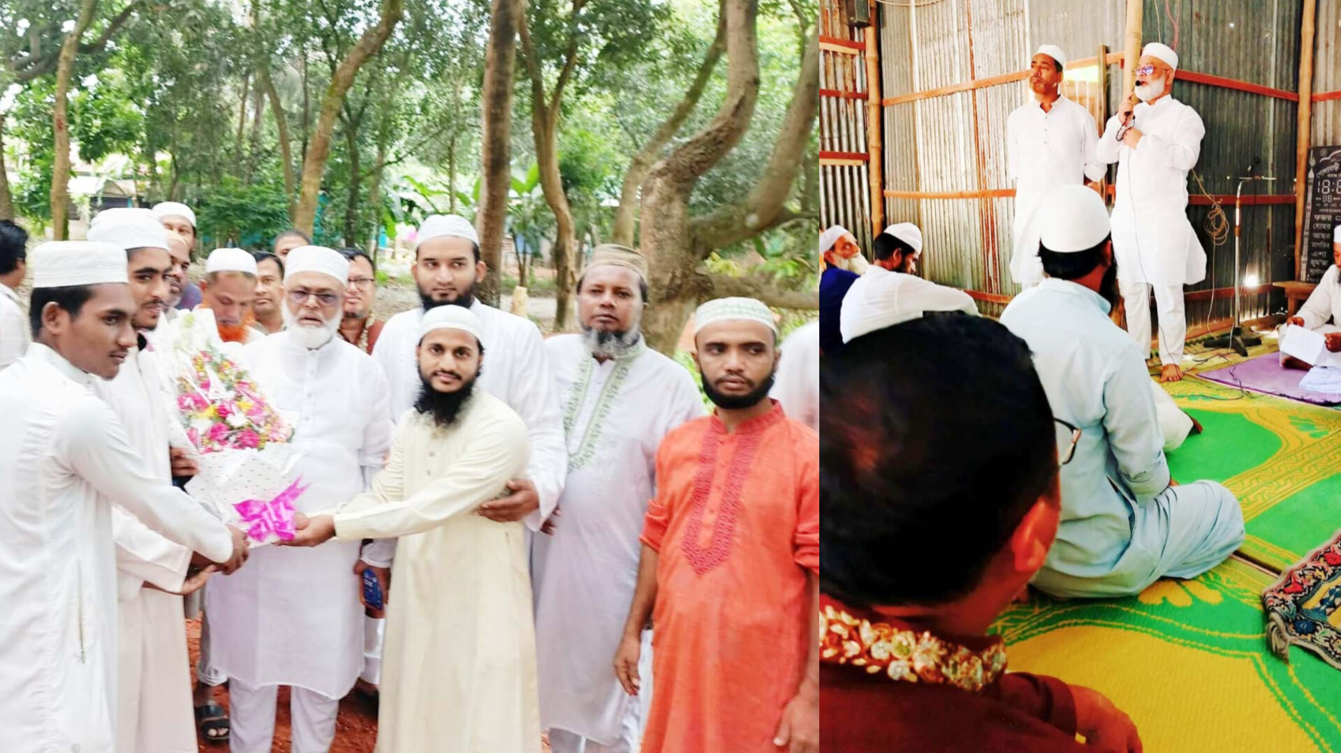 কালীগঞ্জে প্রায় কোটি টাকার বেশি ব্যয়ে গোলাবাড়ী জামে মসজিদের নির্মাণকাজ উদ্বোধন