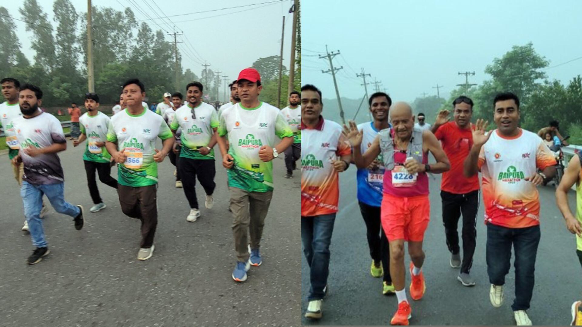 নরসিংদী সুস্থতার বার্তা নিয়ে রায়পুরায় ম্যারাথন, দৌড়ালেন দেশি-বিদেশি প্রায় এক হাজার প্রতিযোগী