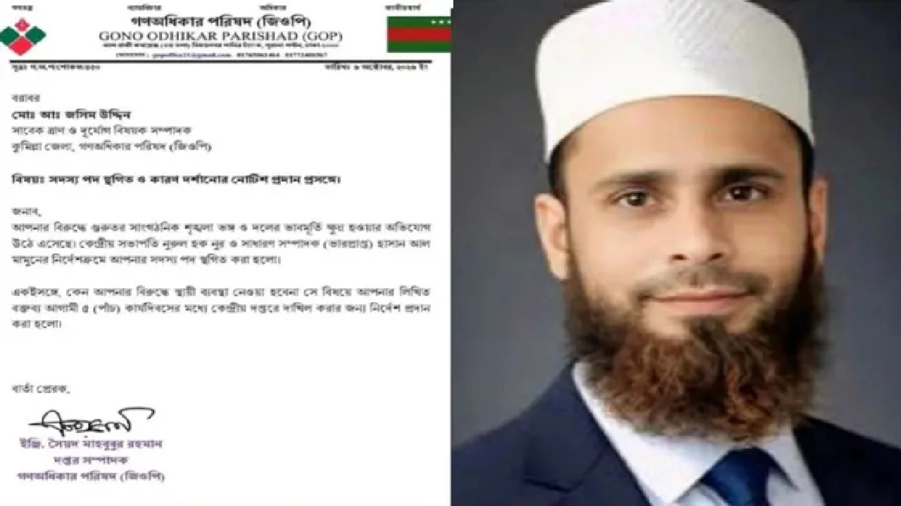 হাসনাত আবদুল্লাহর কাছে হারা সেই জসিম এবার খোয়ালেন দলের পদ